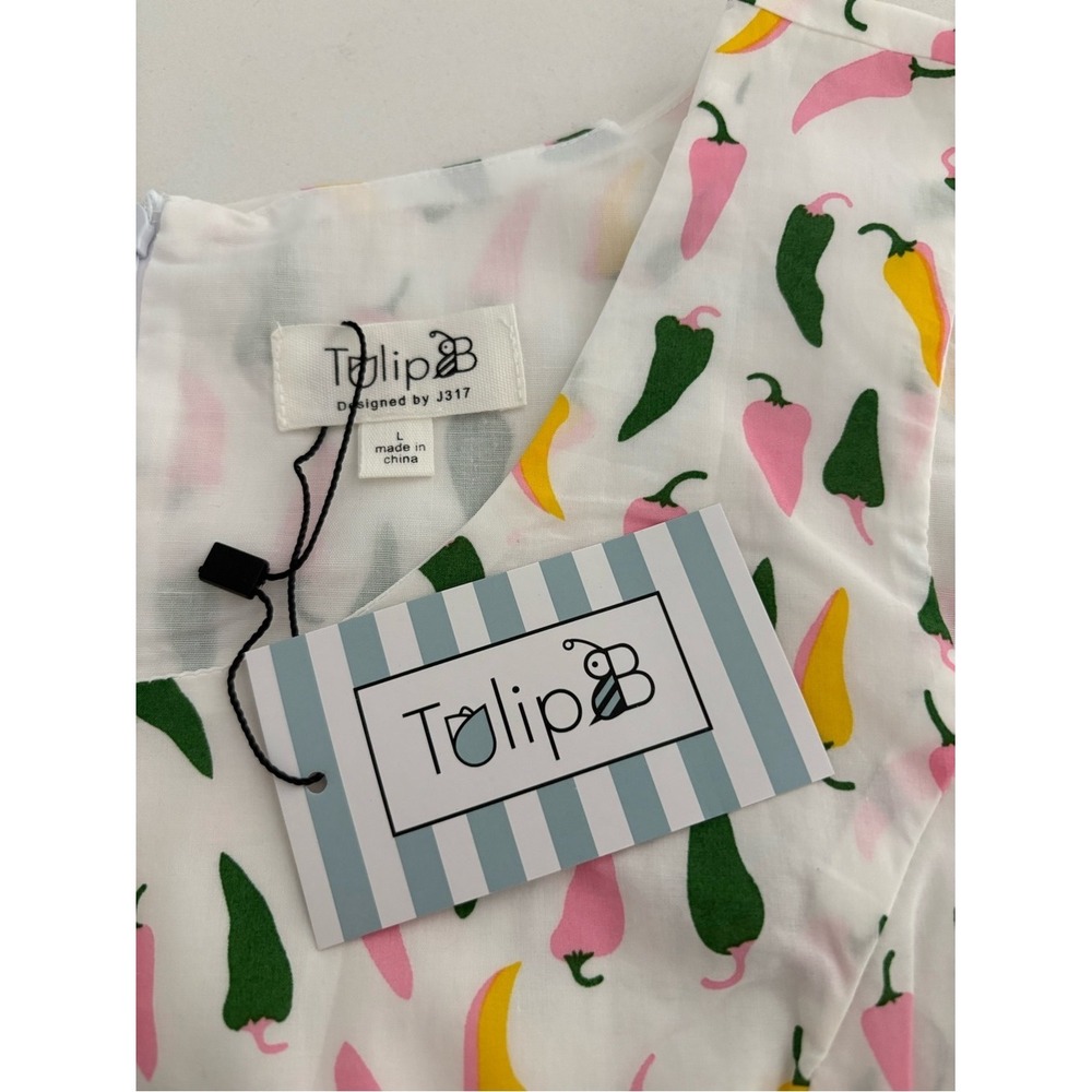 Tulip B Chili Pepper Print Dress - Picture 6 of 10